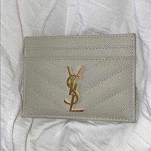 YSL CARD CASE BARELY USED